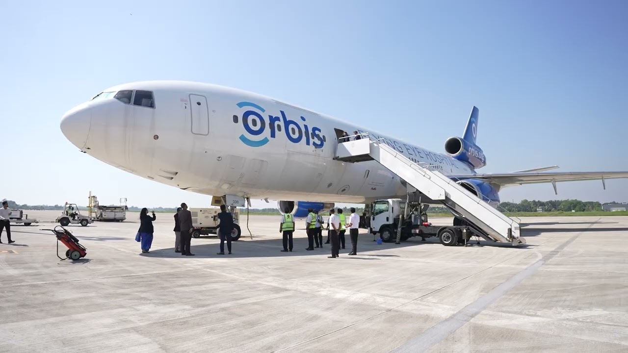Orbis Flying Eye Hospital Strengthens Eye Care Training in Chattogram